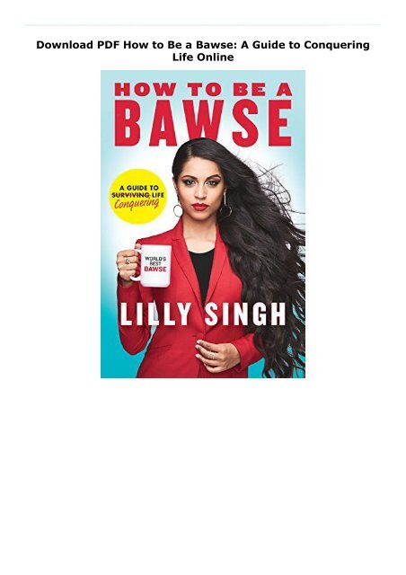 Download PDF How to Be a Bawse: A Guide to Conquering Life Online