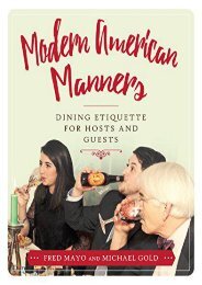 [PDF] Download Modern American Manners: Dining Etiquette for Hosts and Guests Online