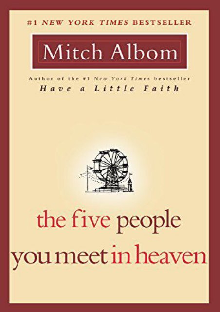 Download PDF The Five People You Meet in Heaven Full