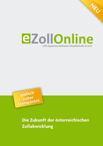 Zollanmeldungen - e-Zoll Zollsoftware eZollOnline