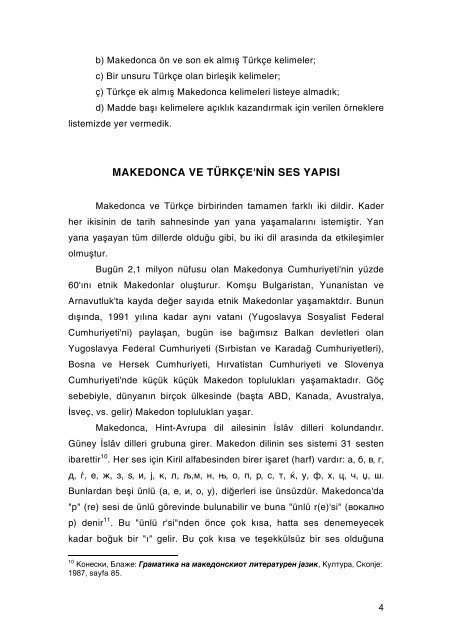 "MAKEDONCA SÖZLÜK"TE TÜRK ETKİLERİ Danışman - turuz.info