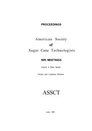 Sugar Cane Technologists - Sugar Industry Collection