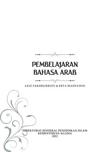 pembelajaran bahasa arab - Dual Mode System - Kementerian Agama