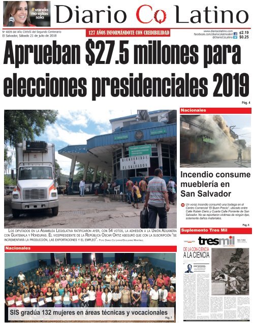 Edición 21 de Julio de 2018