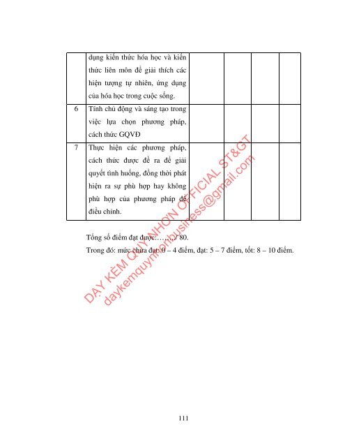 PHÁT TRIỂN NĂNG LỰC VẬN DỤNG KIẾN THỨC CHO HỌC SINH THÔNG QUA DẠY HỌC TÍCH HỢP CHƯƠNG TỐC ĐỘ PHẢN ỨNG VÀ CÂN BẰNG HÓA HỌC - HÓA HỌC LỚP 10