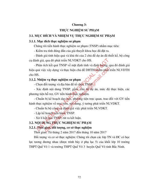 PHÁT TRIỂN NĂNG LỰC VẬN DỤNG KIẾN THỨC CHO HỌC SINH THÔNG QUA DẠY HỌC TÍCH HỢP CHƯƠNG TỐC ĐỘ PHẢN ỨNG VÀ CÂN BẰNG HÓA HỌC - HÓA HỌC LỚP 10