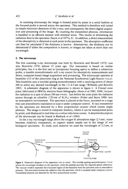 View - X-ray Optics and Microscopy at Stony Brook