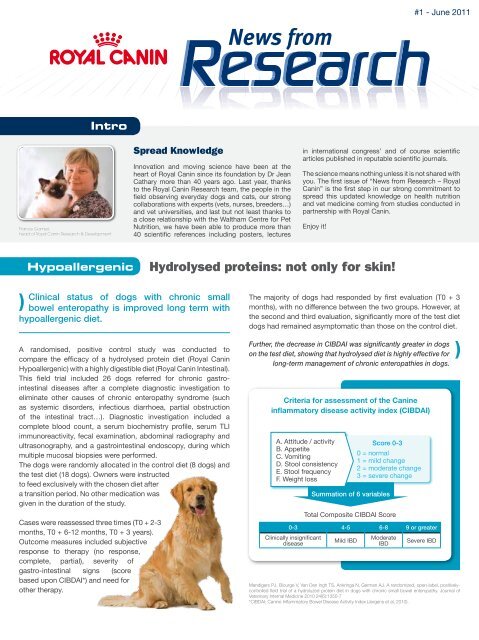 hydrolysed diet