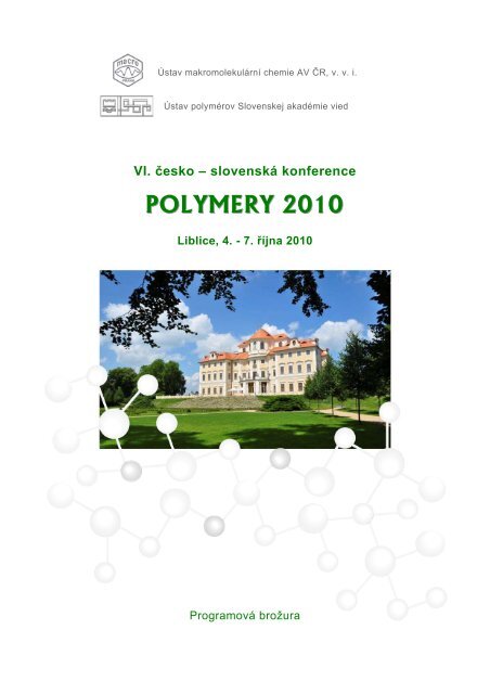 polymery 2010 - Institute of Macromolecular Chemistry - Akademie ...