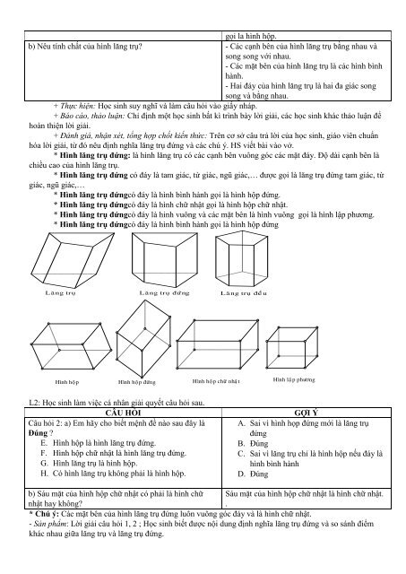 GIÁO ÁN PP MỚI THEO CHỦ ĐỀ MÔN TOÁN LỚP 11