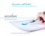 Accento sull'Italia - Accenture
