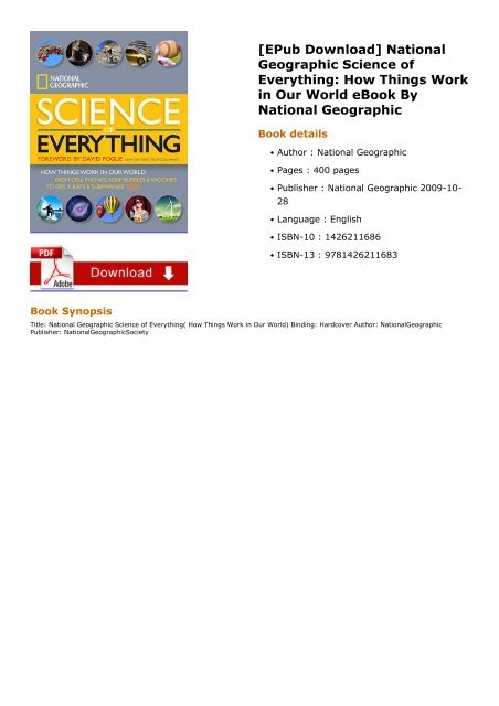 National Geographic Science National Geographic Science