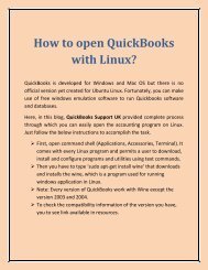 How to open QuickBooks with Linux?