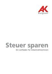 V. SELBSTBERECHNUNG DER STEUER - Arbeiterkammer