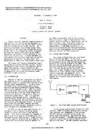 GPS/AHRS: A Synergistic Mix