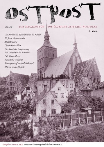 Ostpost 36 - Das Altstadtmagazin aus der Hansestadt Rostock