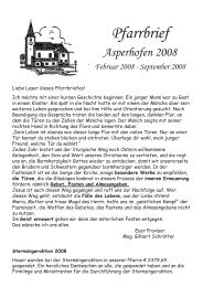 Fastenzeit - Asperhofen