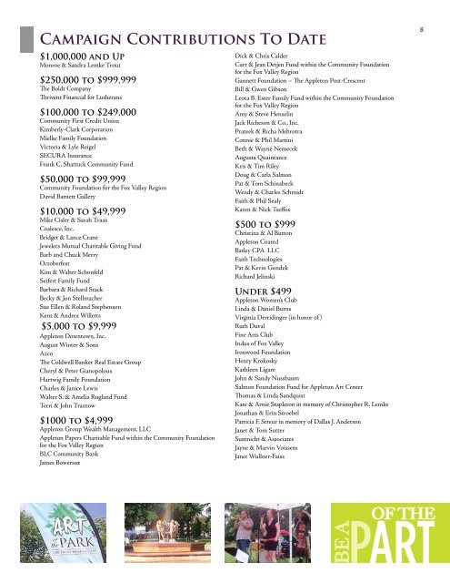 Annual Report 2011 - The Trout Museum of Art