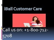 iball customer care