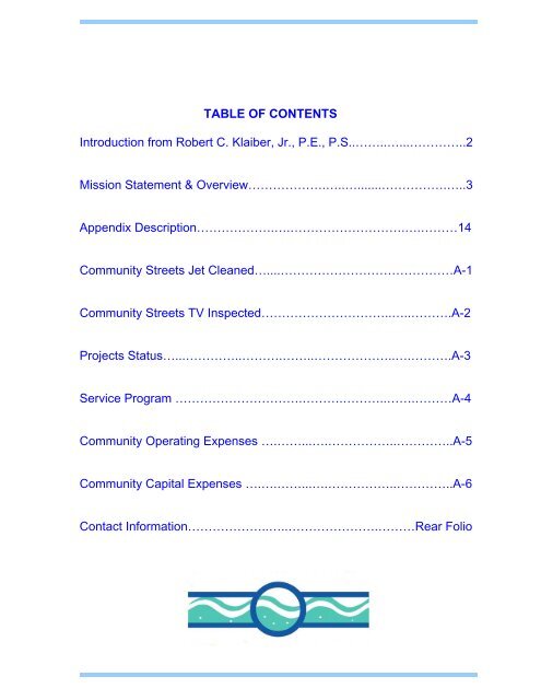 2008 annual report - Cuyahoga County Department of Public Works