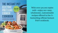 The Instant Pot Electric Pressure Cooker Cookbook_ Easy Recipes for Fast & Healthy Meals