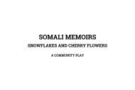 SOMALI MEMOIRS book