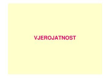 VJEROJATNOST