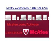 mcafee retail card | 1-844-324-6276 | mcafee.com/activate