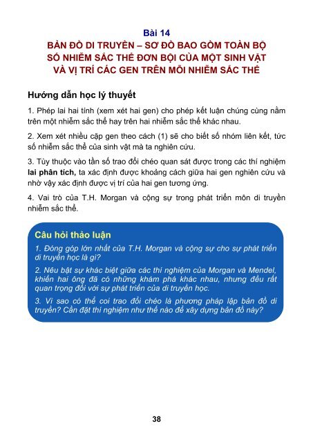 DI TRUYỀN HỌC PHỔ THÔNG (TẬP 1) CÁCH HỌC MỚI DỄ HIỂU HƠN HIỆU QUẢ HƠN GS.TS. LÊ ĐÌNH LƯƠNG