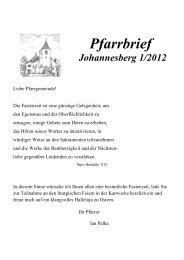 Pfarrbrief Johannesberg 1/2012 - Asperhofen