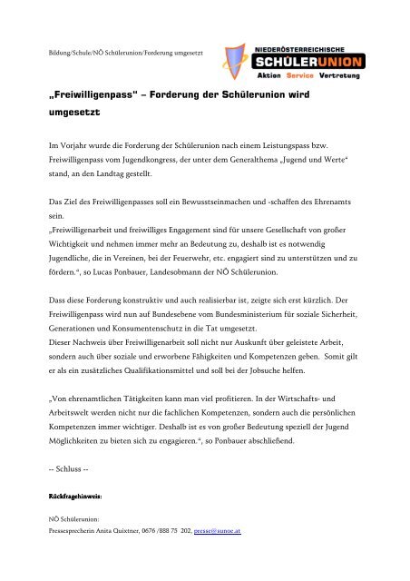 Presseaussendung Als Pdf Downloaden