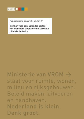 Richtlijn voor bovengrondse opslag van brandbare vloeistoffen in ...