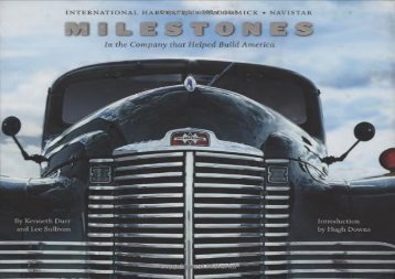 [+][PDF] TOP TREND International Harvester, McCormick, Navistar: Milestones in the Company That Helped Build America  [DOWNLOAD] 