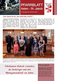 Pfarrblatt Asten 2018 Sommer