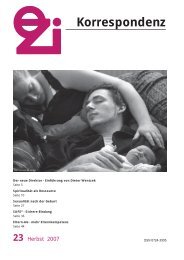 Ausgabe 23/07 - Evangelisches Zentralinstitut für Familienberatung