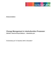 Change Management in interkulturellen Prozessen - interkultur.pro