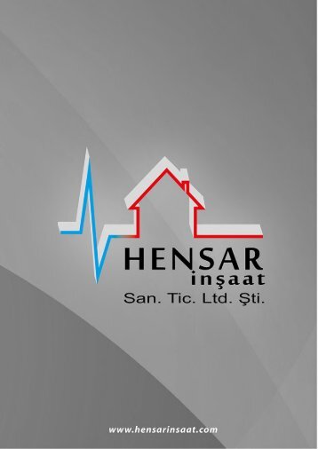 Hensar İnşaat - e-katalog