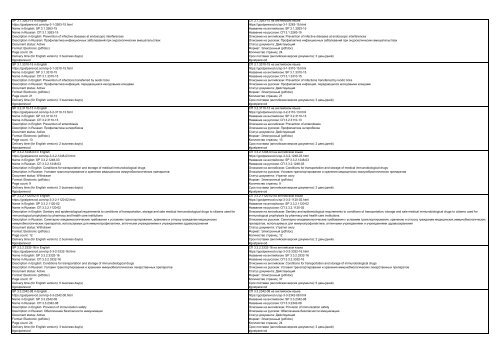 All SP standards, set of rules, code of practice, construction standards, construction regulations and sanitary rules of the Russian Federation in English