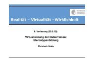 (6) Realität Virtualität Wirklichkeit.pptx - Institut für Philosophie