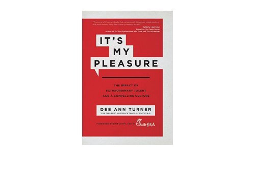 [+][PDF] TOP TREND It s My Pleasure: The Impact of Extraordinary Talent and a Compelling Culture  [FREE] 