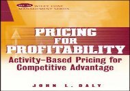 [+]The best book of the month Pricing for Profitability: Activity-based Pricing for Competitive Advantage  [FULL] 