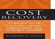 [+]The best book of the month Cost Recovery: Turning Your Accounts Payable Department into a Profit Center  [FREE] 