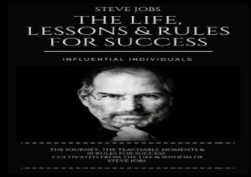 [+]The best book of the month Steve Jobs: The Life, Lessons   Rules for Success  [FULL] 