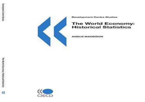 [+][PDF] TOP TREND Development Centre Studies The World Economy: Historical Statistics  [READ] 