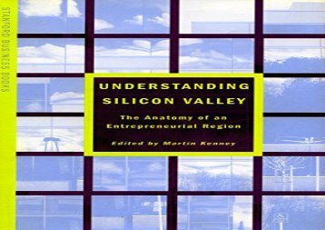 [+]The best book of the month Understanding Silicon Valley: The Anatomy of an Entrepreneurial Region (Stanford Business Books)  [FULL] 