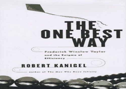 [+]The best book of the month The One Best Way: Frederick Winslow ...