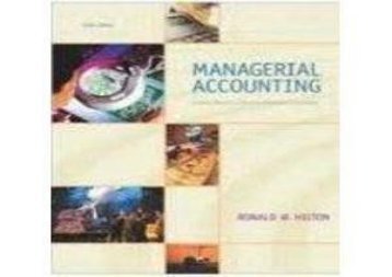Solution Manual For Managerial Accounting Creating Value