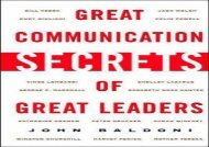 [+][PDF] TOP TREND Great Communication Secrets of Great Leaders  [DOWNLOAD] 