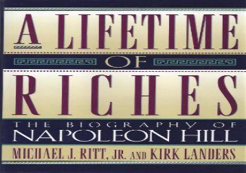 [+]The best book of the month A Lifetime of Riches: The Biography of Napoleon Hill  [FREE] 