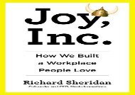 [+]The best book of the month Joy, Inc.: How We Built a Workplace People Love  [NEWS]